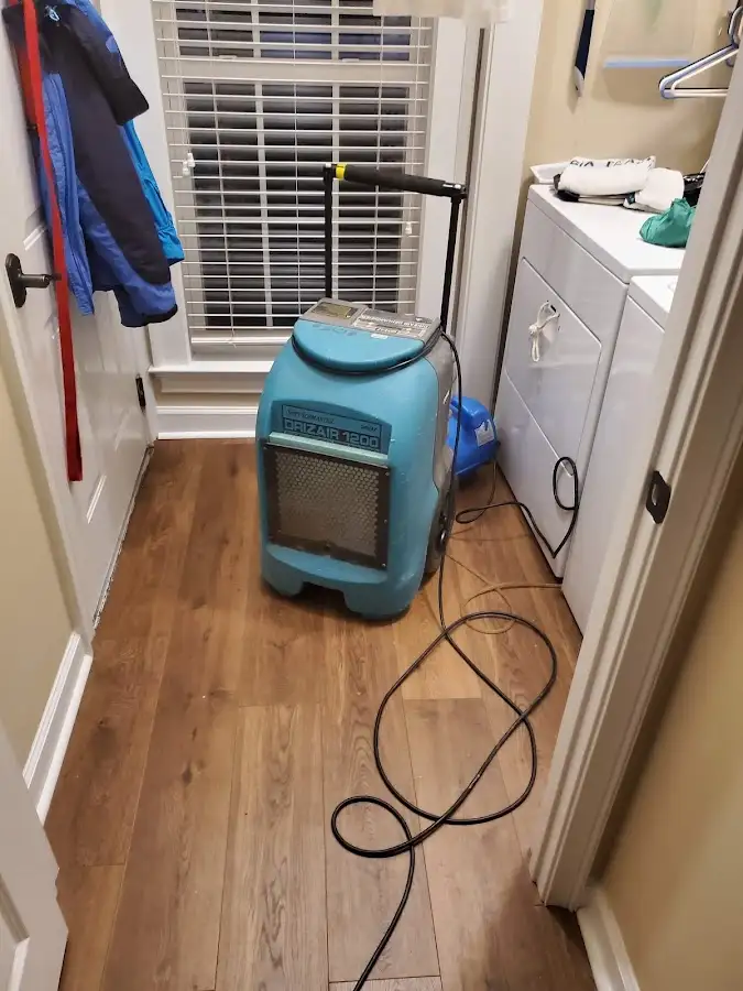 Commercial dehumidifier deployed for Flood Damage Cleanup in Benbrook