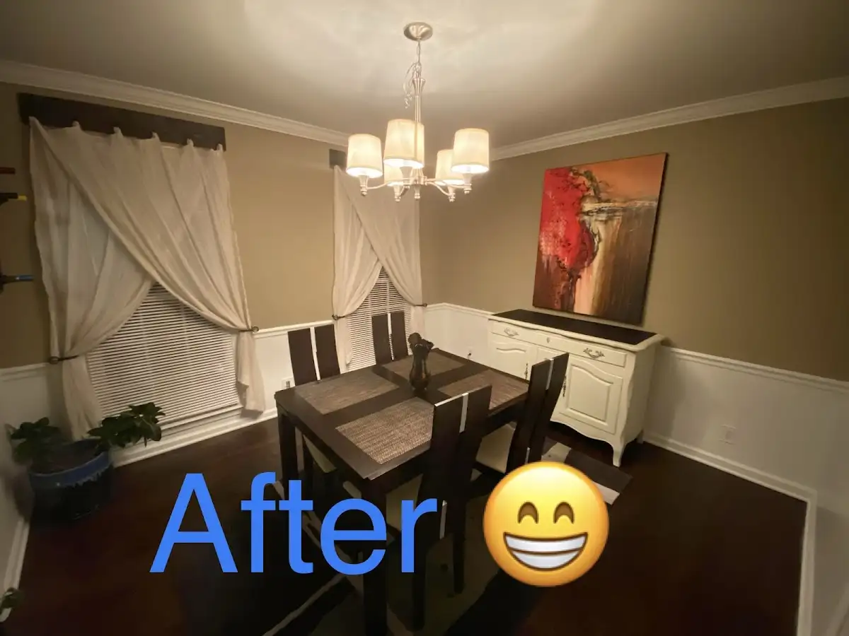 Professional dining room restoration after water damage in Benbrook